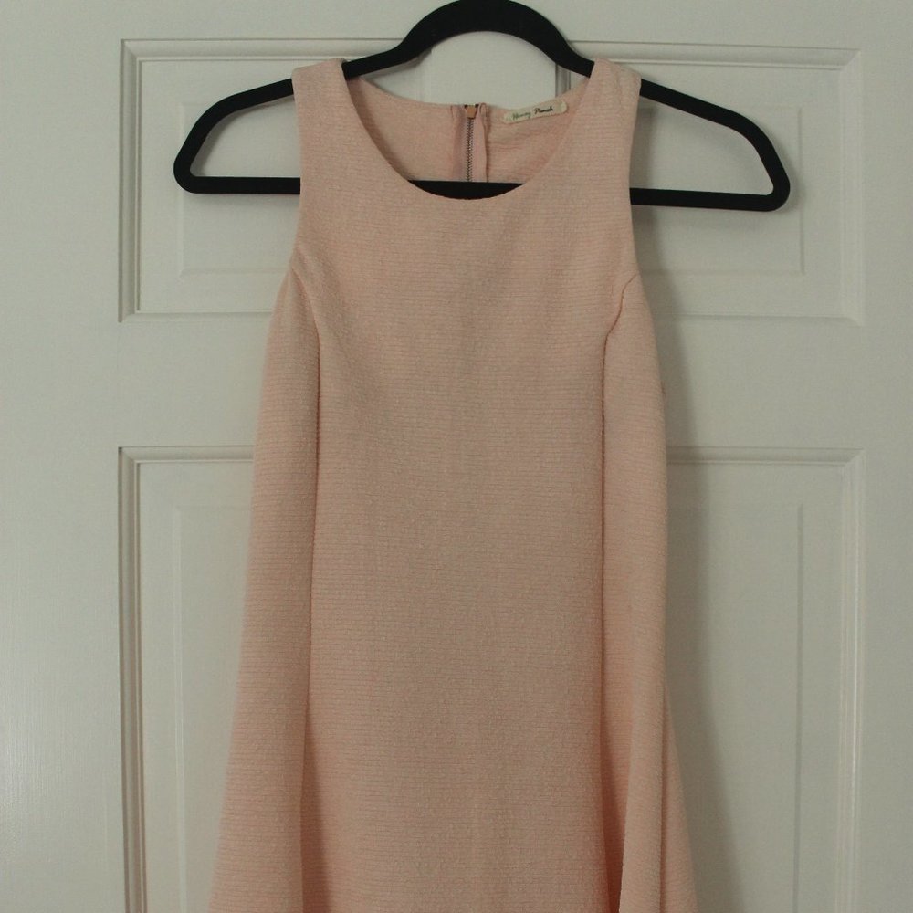 Nordstrom Honey Punch Pink Dress w/ Exposed Zipper
